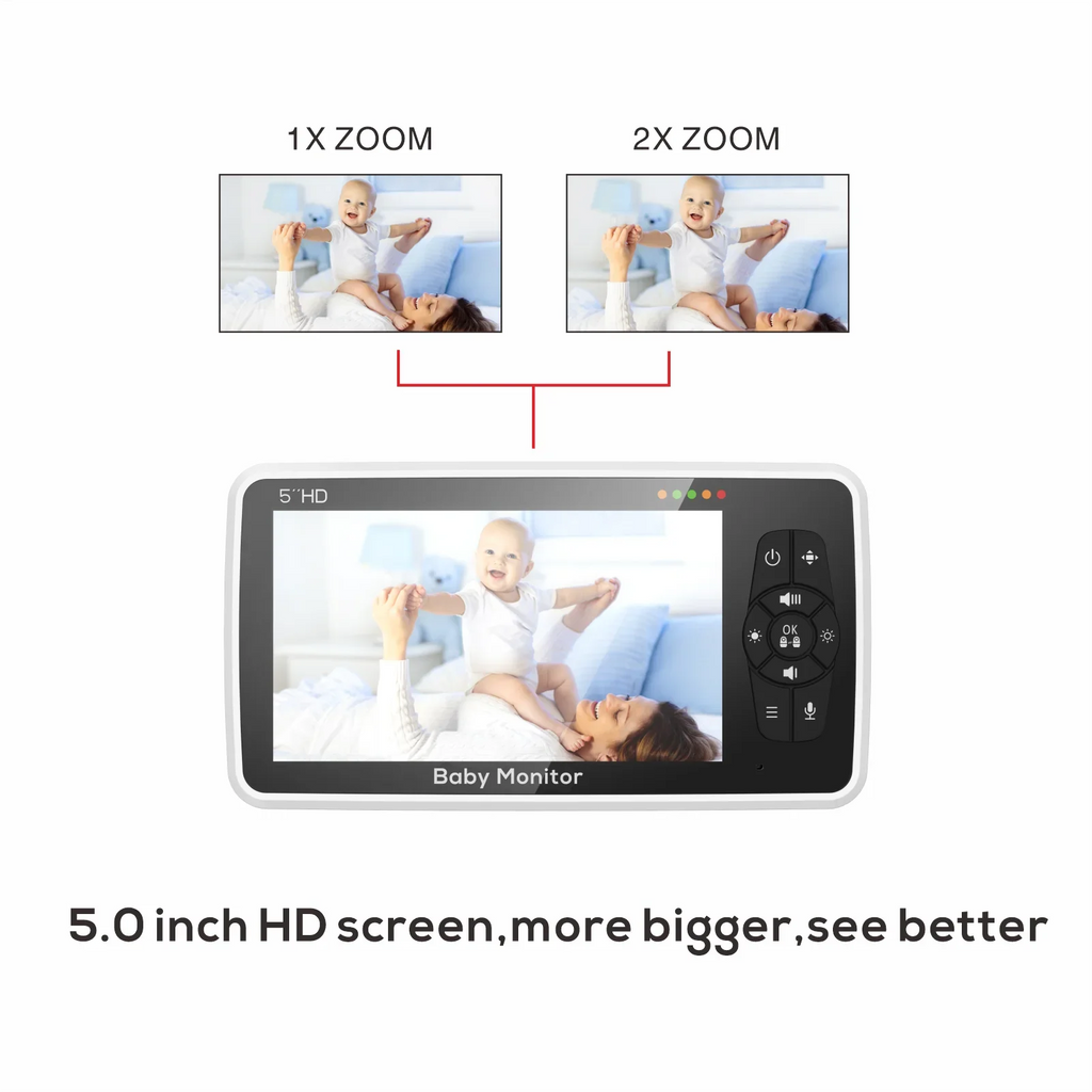 5" Video Baby Monitor with Camera & Audio
