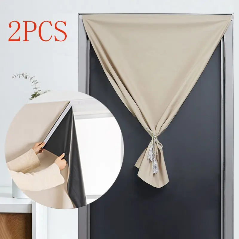 Self-Adhesive 100% Blackout Window Curtain