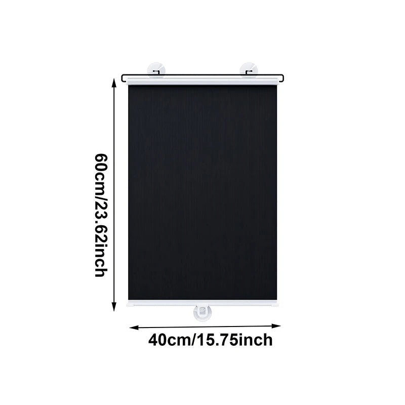 No-Drill Blackout Roller Blind – Window Shade