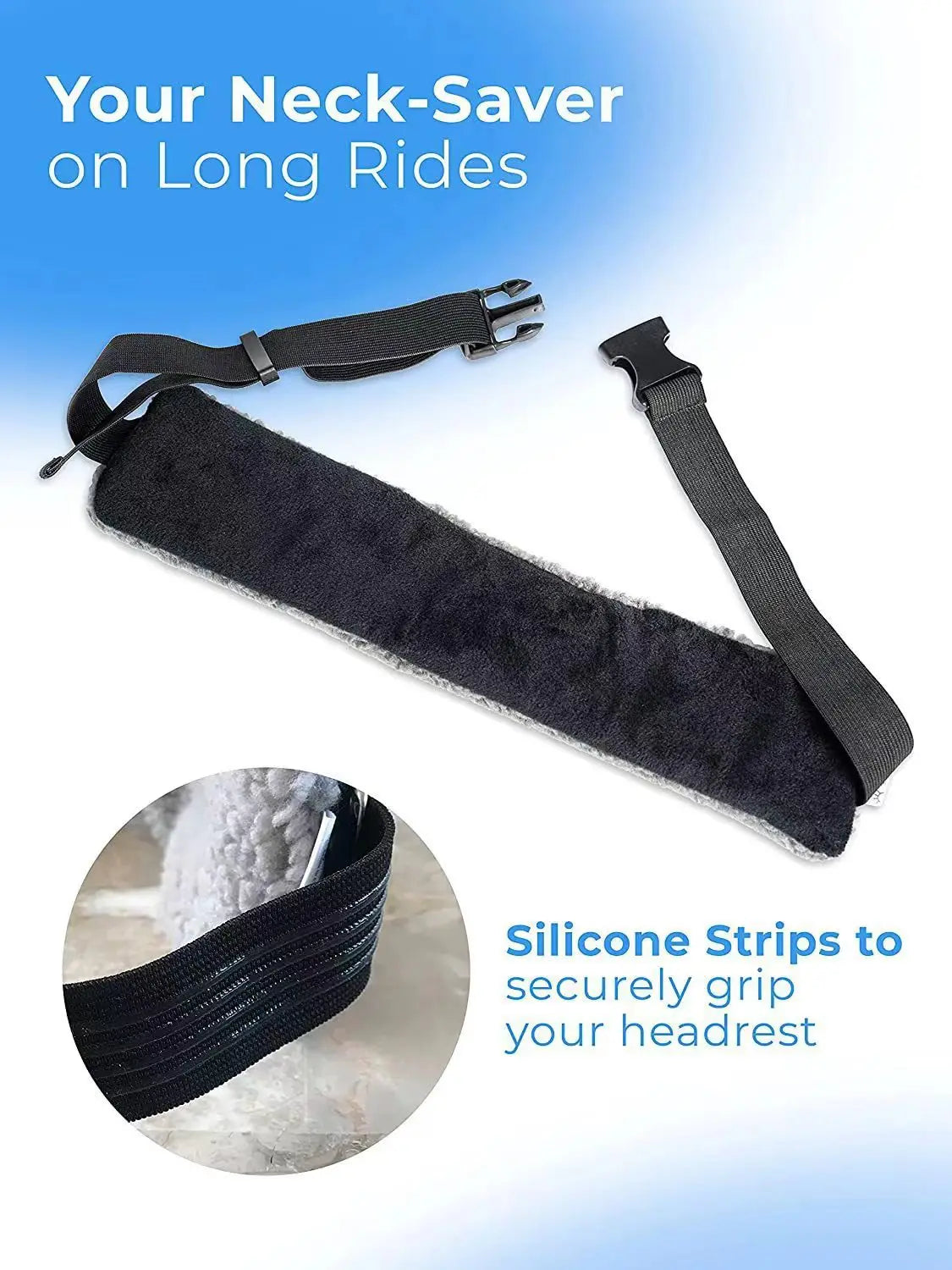 Adjustable Travel Head Support Belt Pillow
