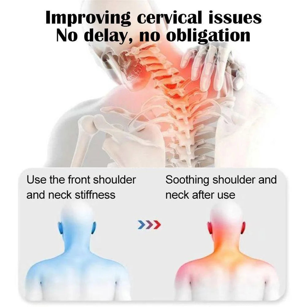 3-in-1 Heated Neck & Shoulder Massage Pillow