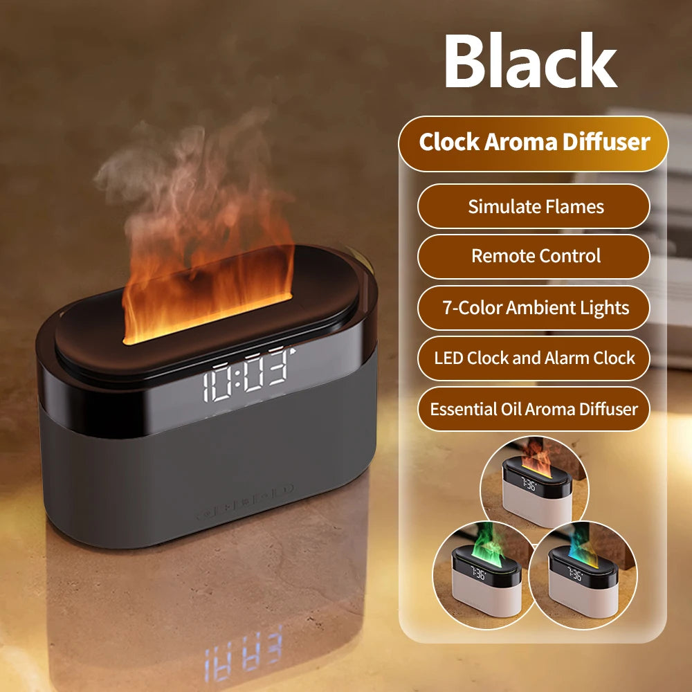 Remote Control Flame Aroma Humidifier