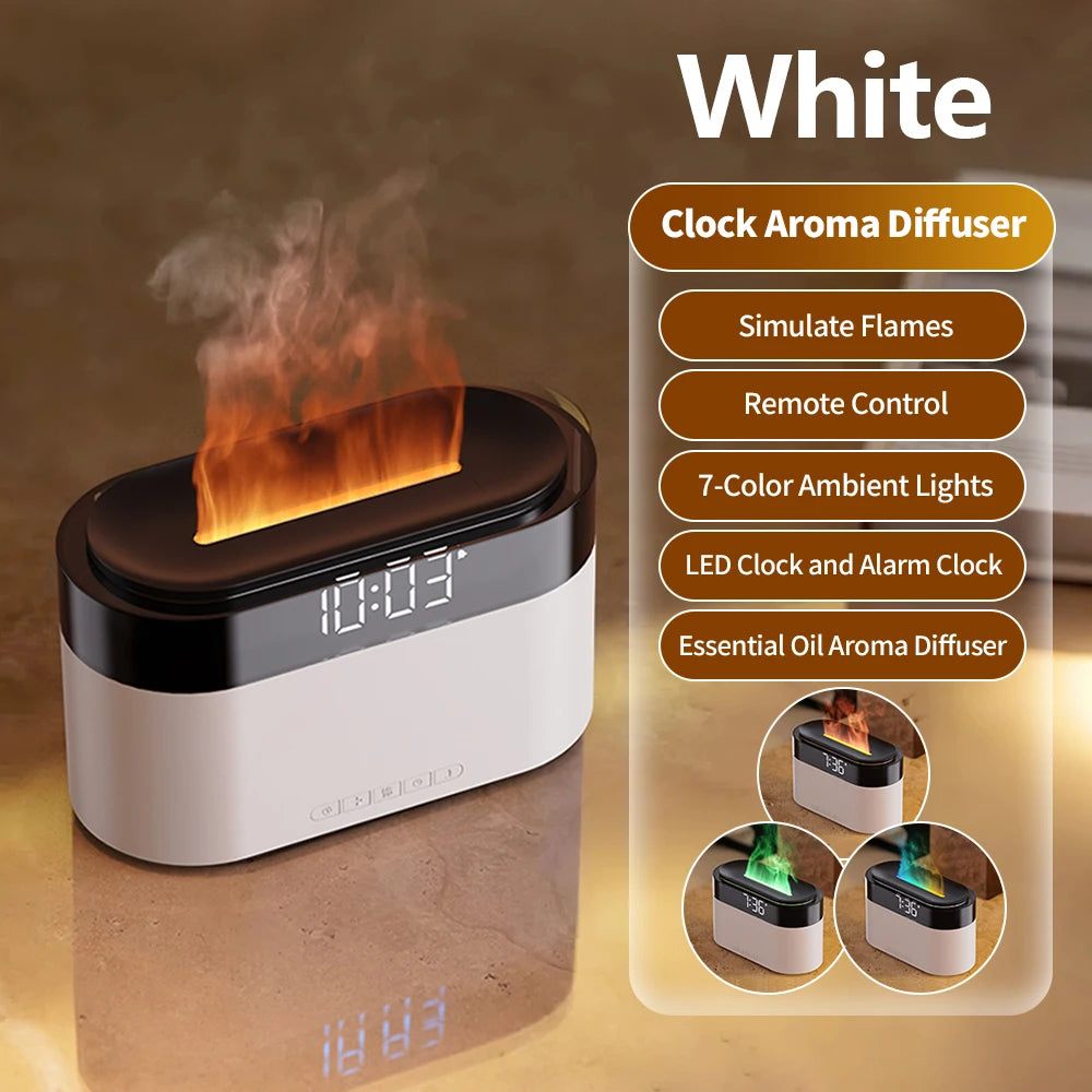 Remote Control Flame Aroma Humidifier