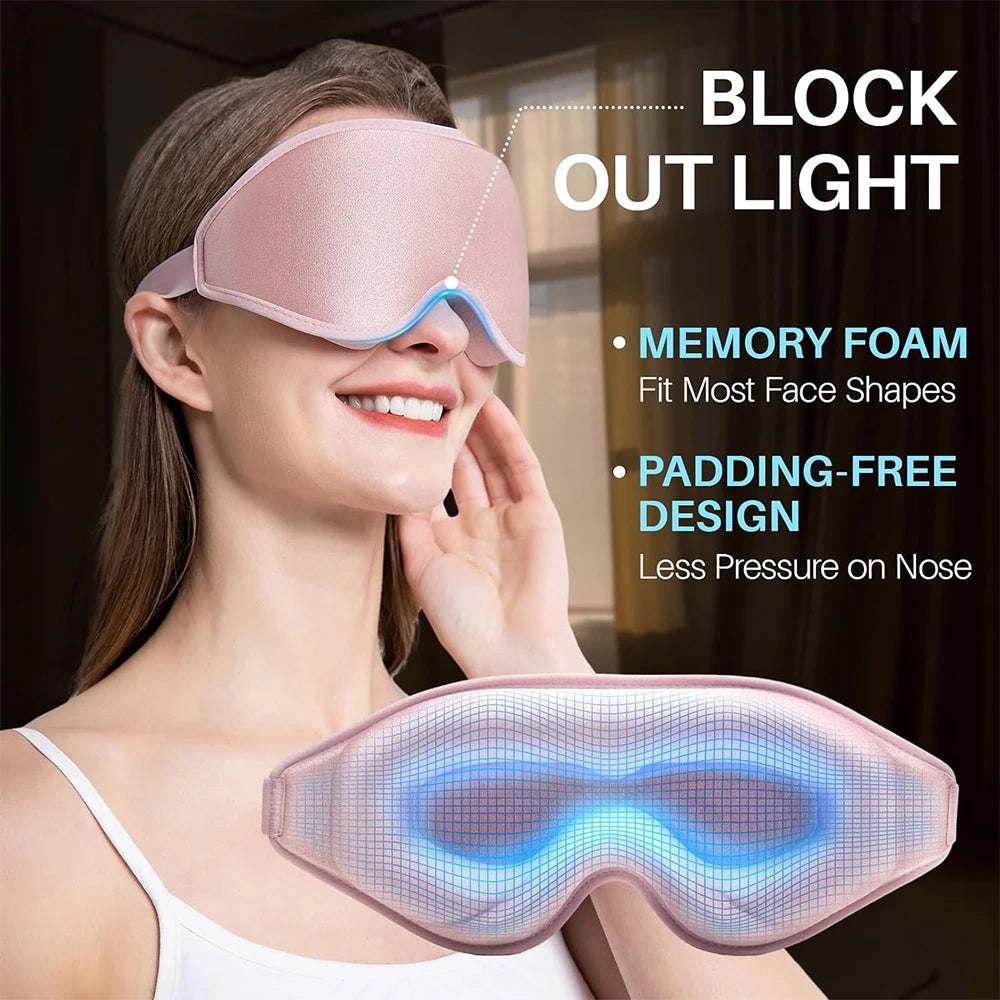 3D Sleep Mask – Zero Pressure Eye Cover