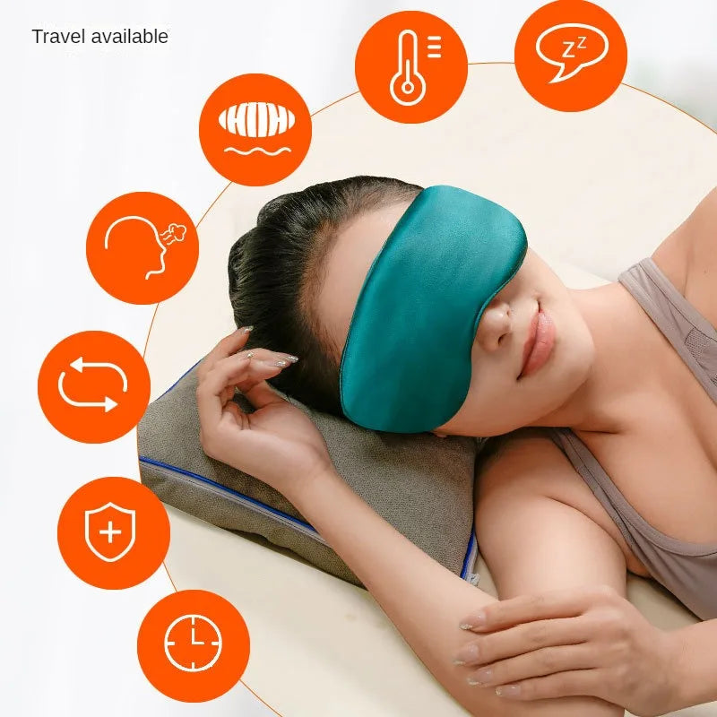 USB Heated Silk Sleep Mask – Eye Compress