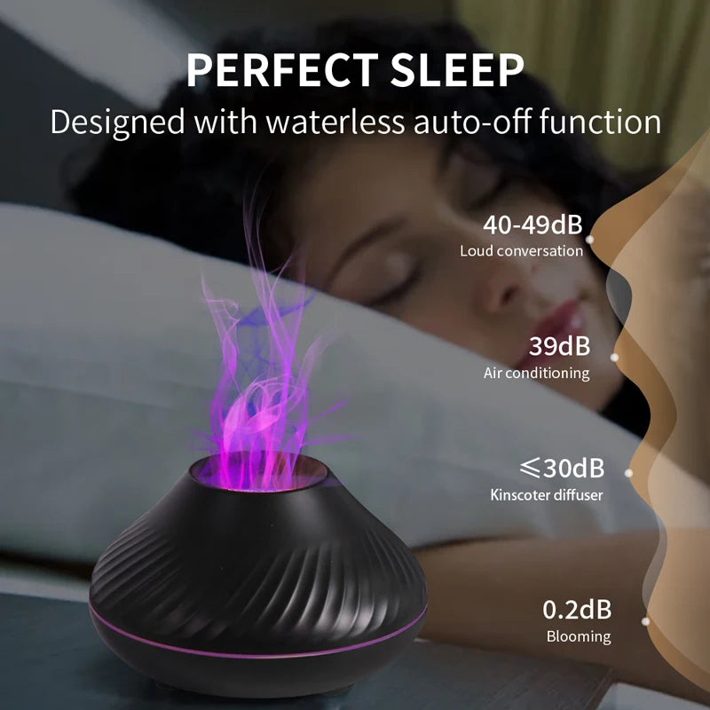 130ml Volcanic Aroma Diffuser with Light