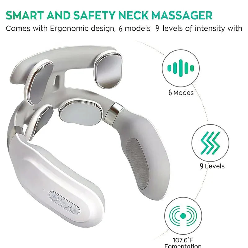 Neck Massager with Heat & Vibration