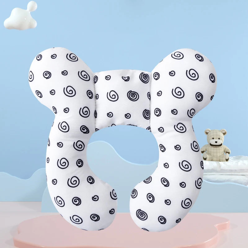 Kids U-Shaped Cotton Stroller Pillow
