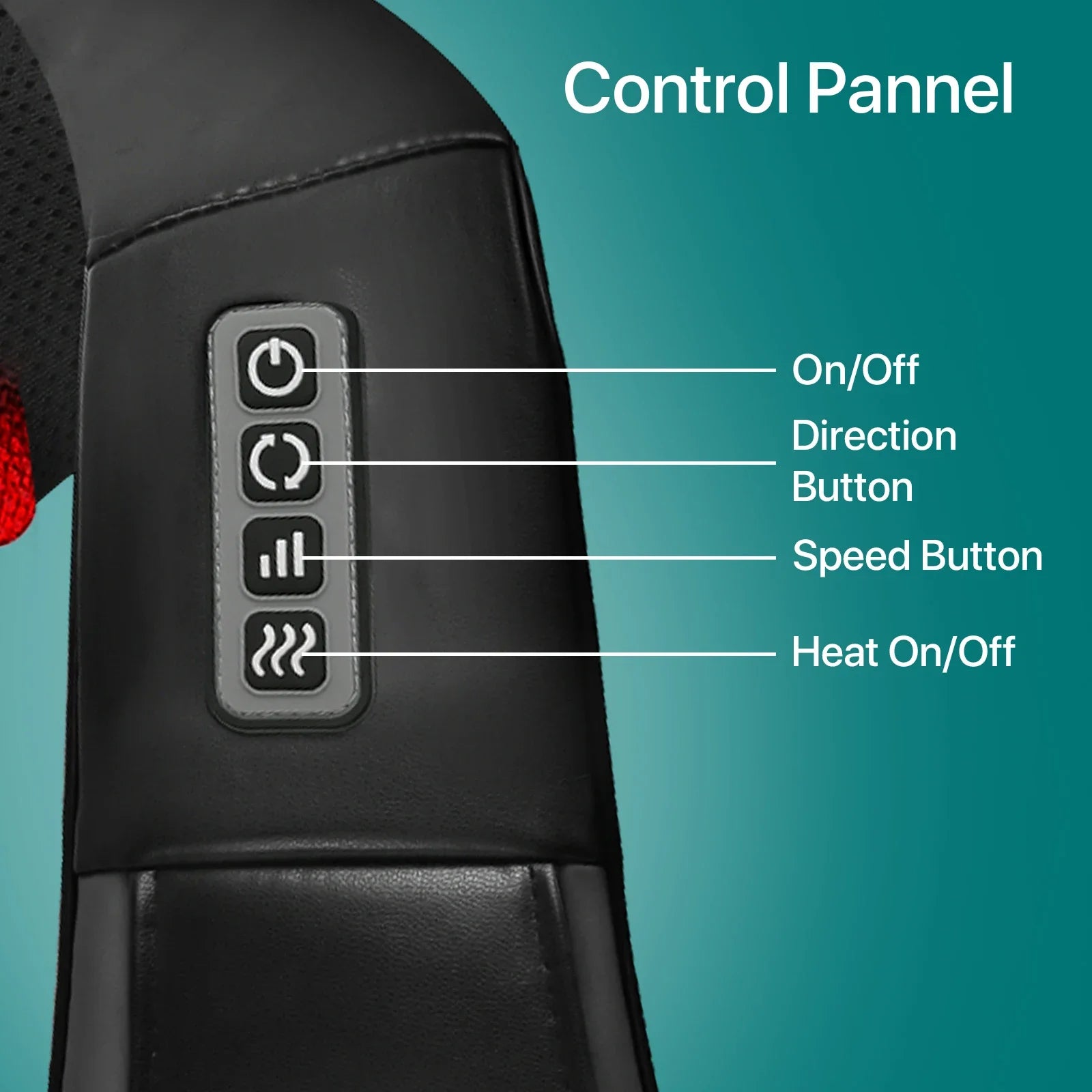 Shiatsu Neck & Back Massager Pillow