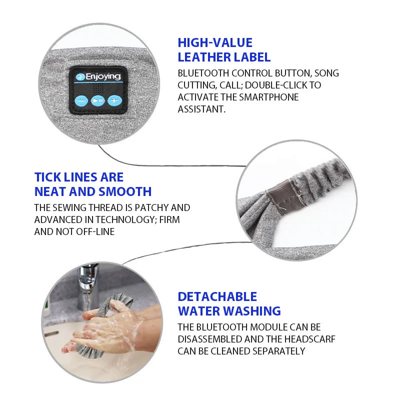 Wireless Bluetooth Headband Earphones