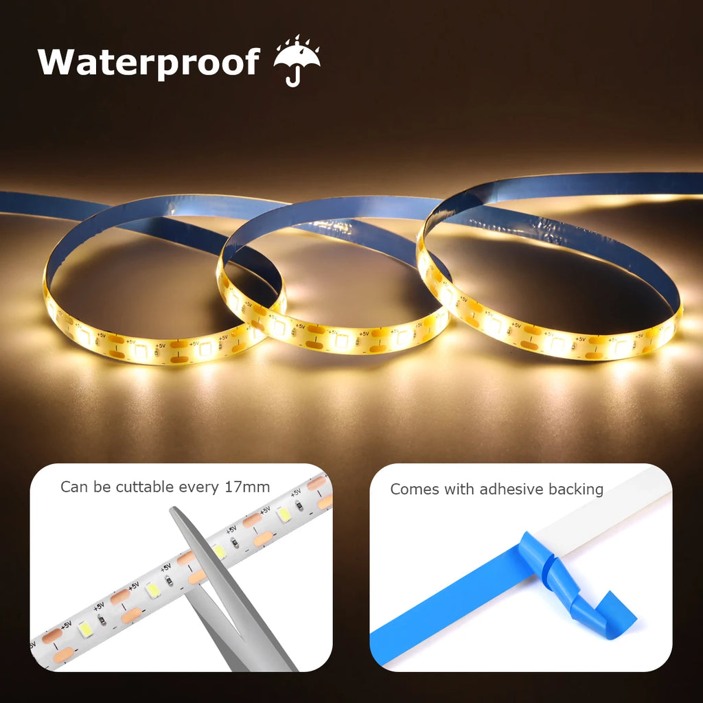 USB PIR Motion Sensor LED Strip Light