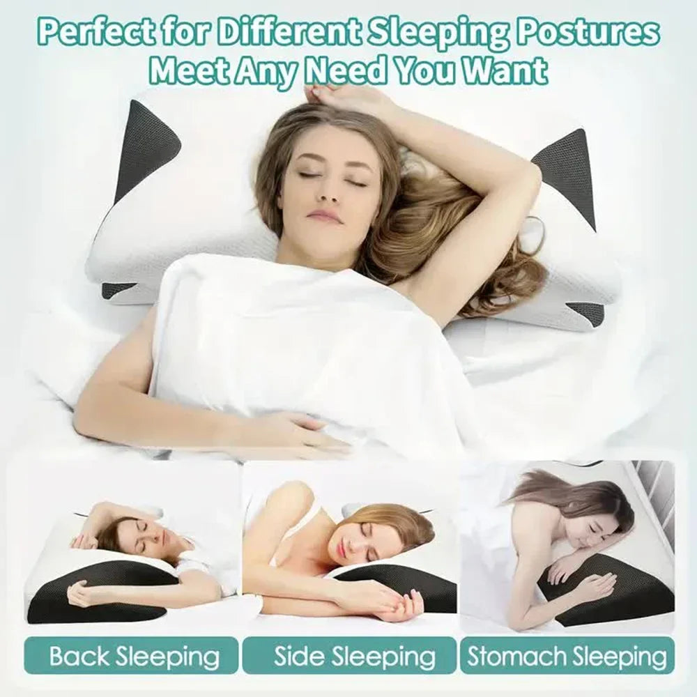 Cervical Memory Foam Neck Pillow