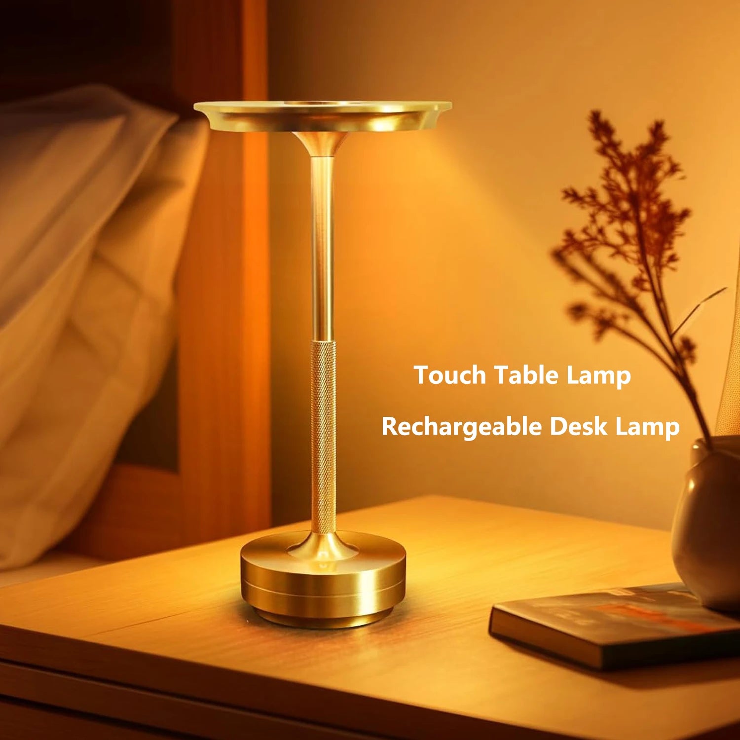 Wireless Retro LED Desk Lamp USB