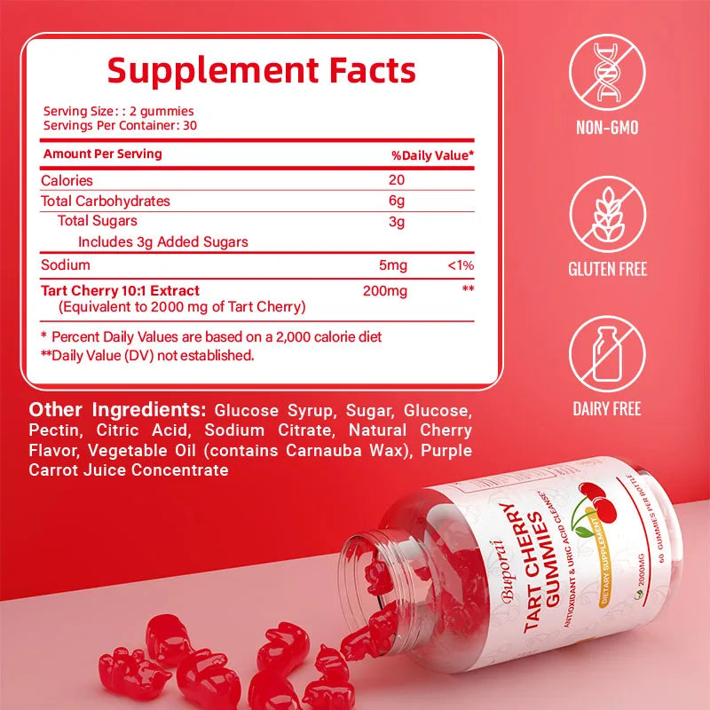 Tart Cherry Gummies for Joint Health