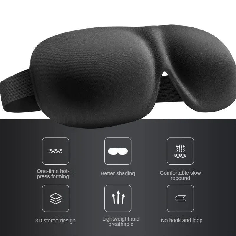 3D Contour Sleep Mask – 100% Light Block