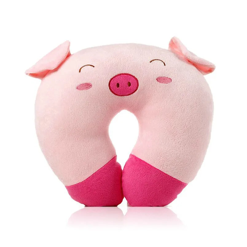 Soft Plush U-Shaped Travel Neck Pillow