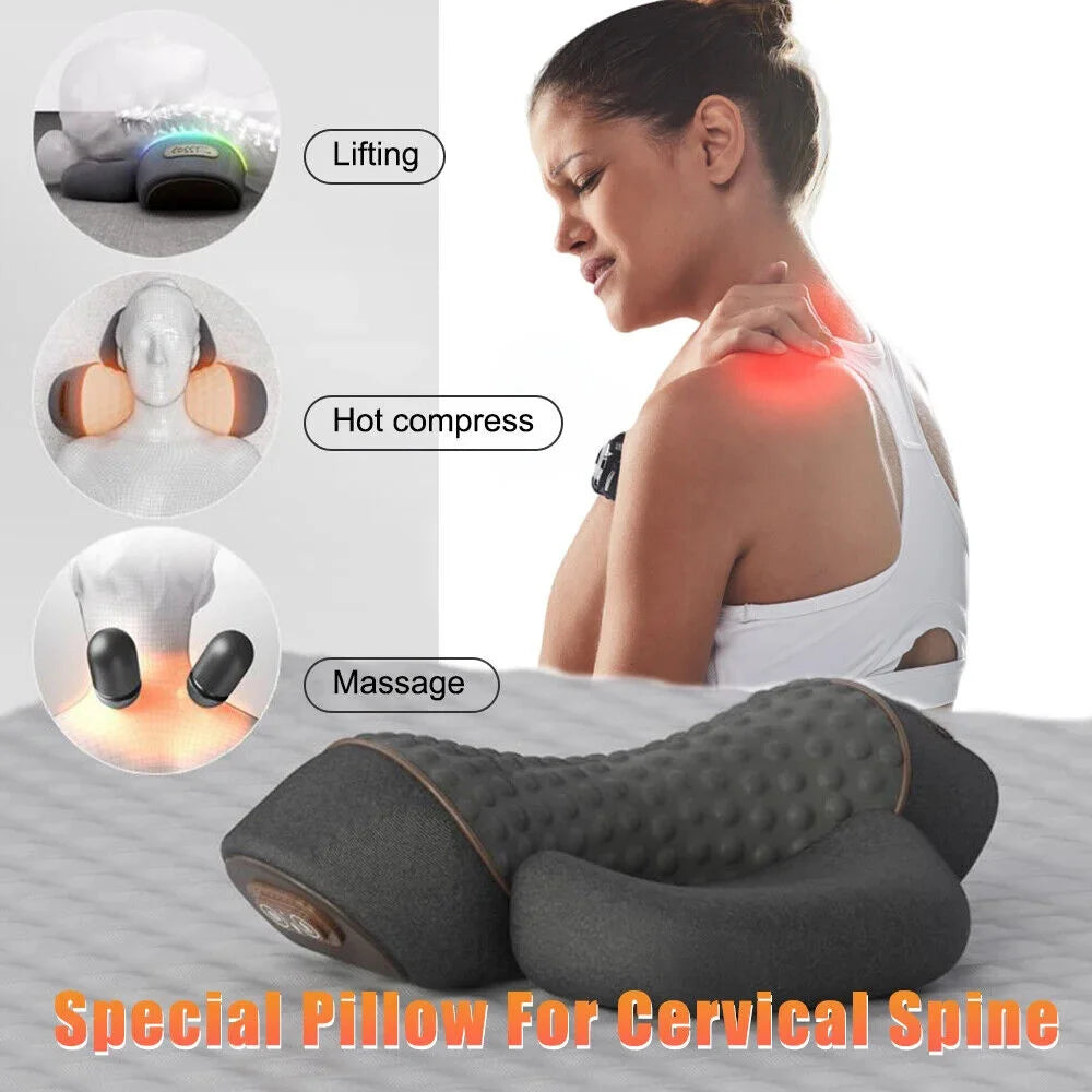 3-in-1 Heated Neck & Shoulder Massage Pillow