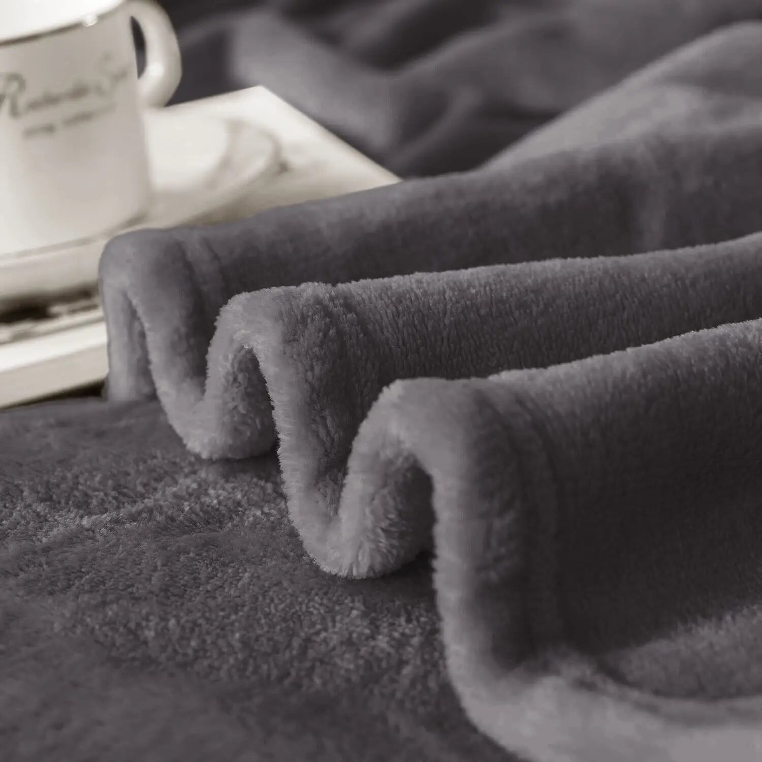 Fleece Plush Soft Blanket for Sofa & Bed