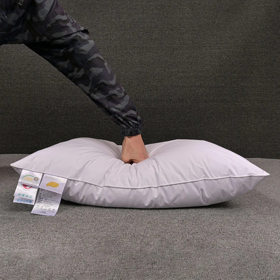 White Goose Feather Orthopedic Pillow