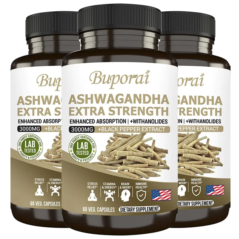Ashwagandha Capsules – Focus & Stress Relief