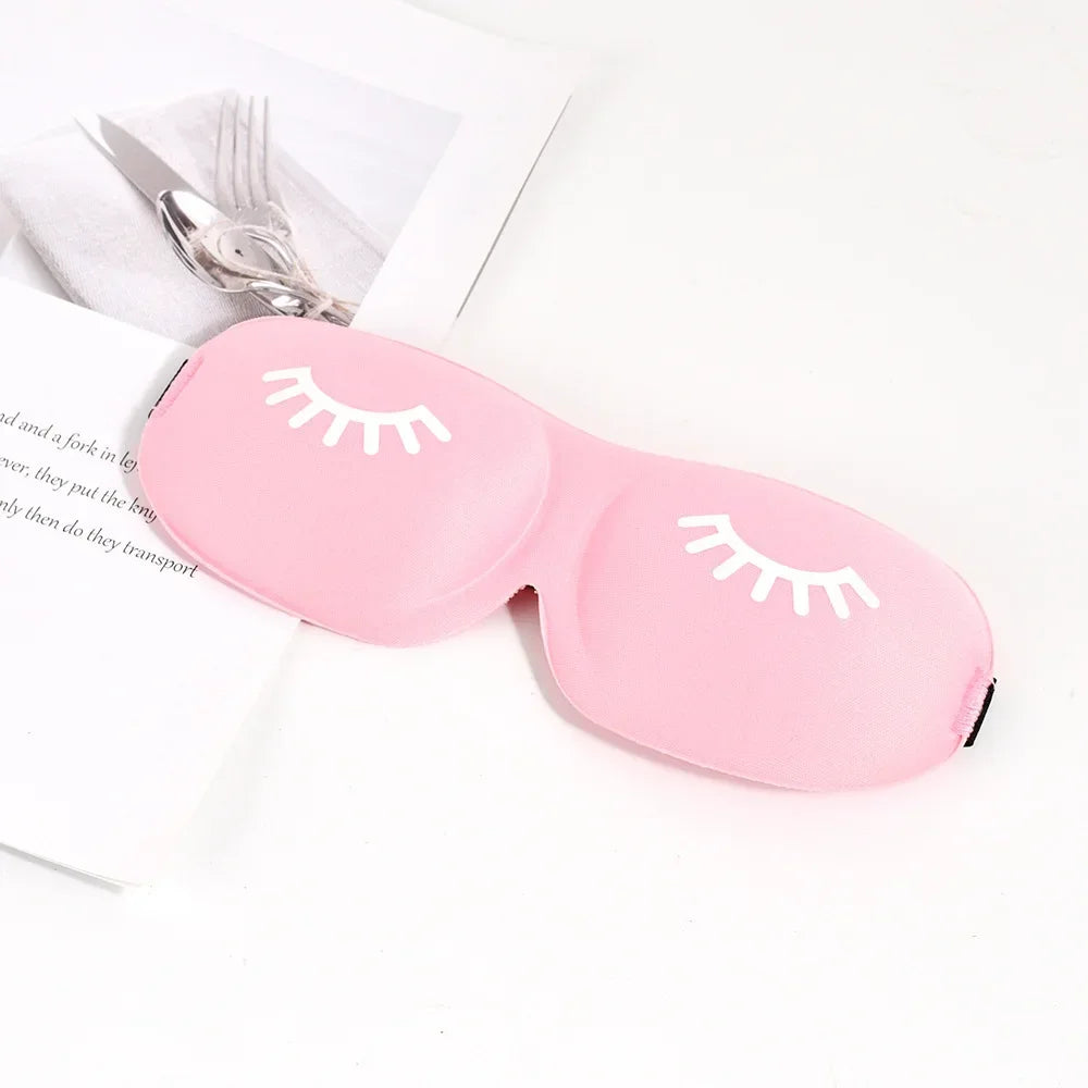 3D Sleep Mask – Eyelash-Friendly Eye Cover