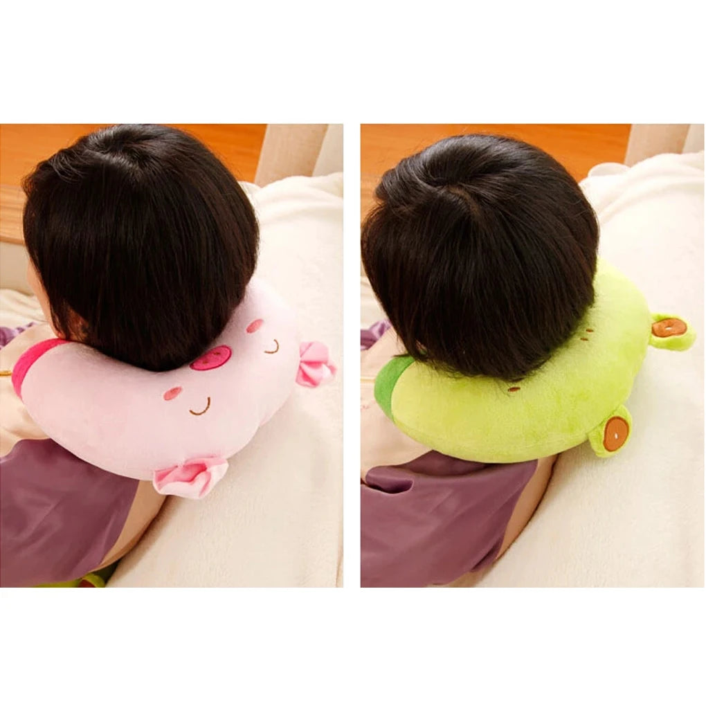 Soft Plush U-Shaped Travel Neck Pillow