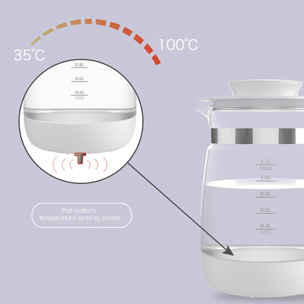 1.2L Intelligent Baby Milk Warmer Kettle