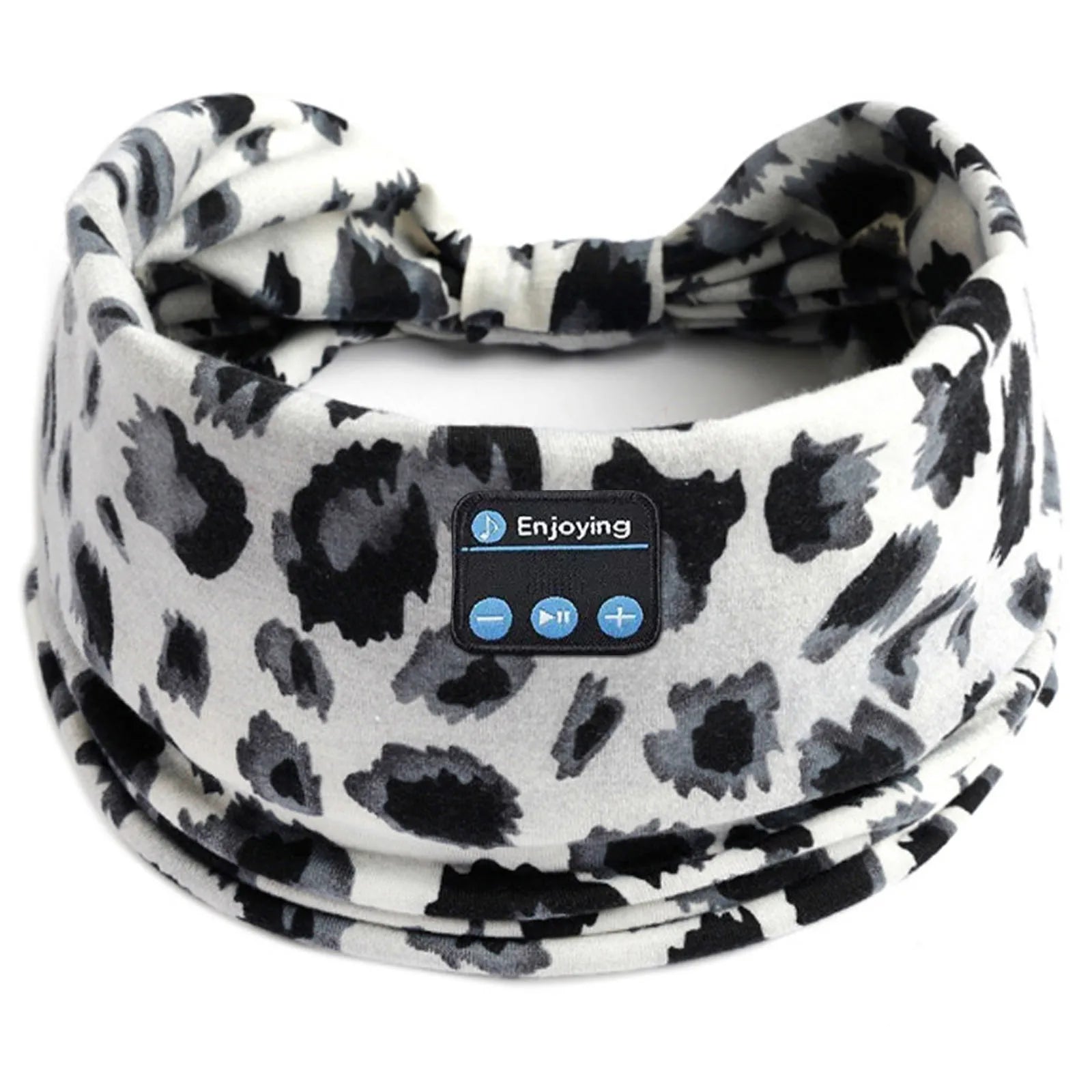 Wireless Leopard Sleep Headband Headphones