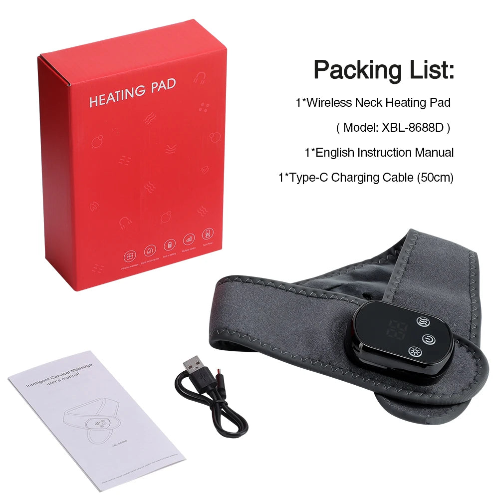 Electric Heated Neck Massager Wrap
