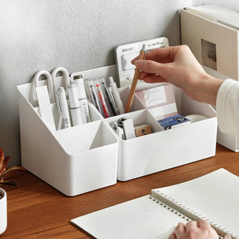 Multifunctional Desktop Storage Box – Plastic