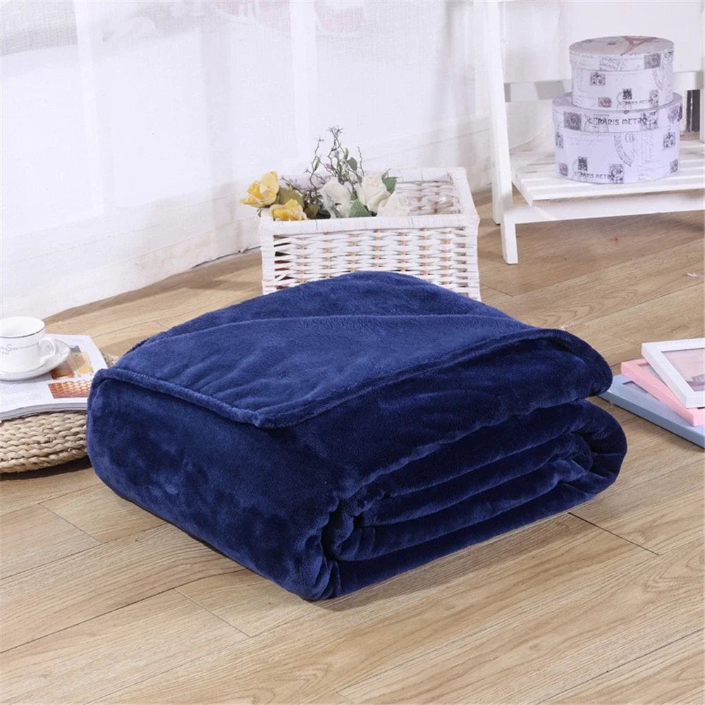 Coral Fleece Lightweight Throw Blanket