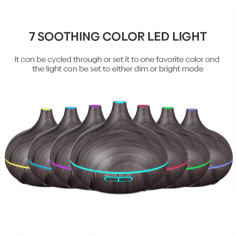 500ml Wood Grain Aroma Diffuser