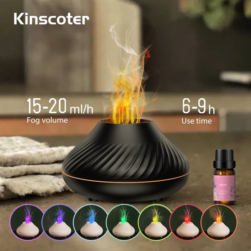 130ml Volcanic Aroma Diffuser with Light