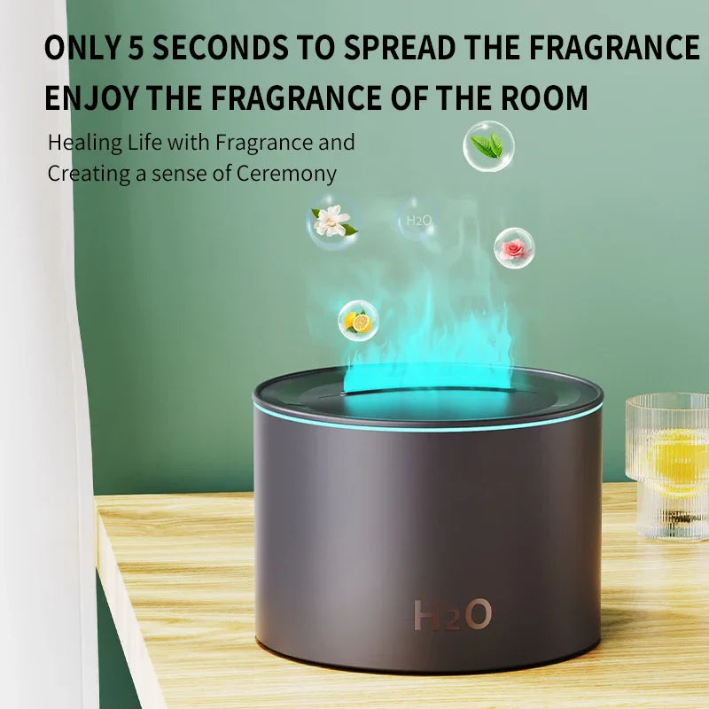 USB Gradient Flame Aroma Humidifier 160ml