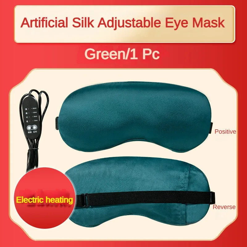USB Heated Silk Sleep Mask – Eye Compress