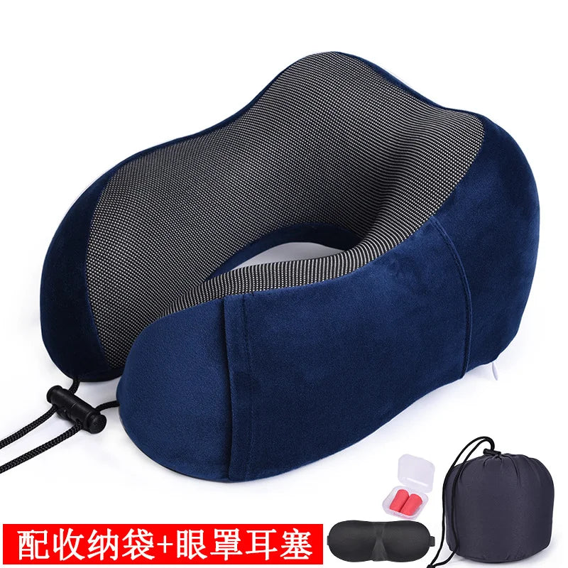 U-Shaped Memory Foam Travel Neck Pillow