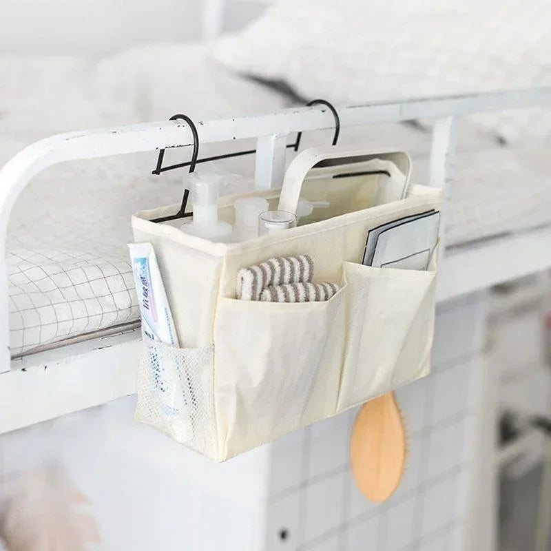Bedside Hanging Storage Basket with Hooks