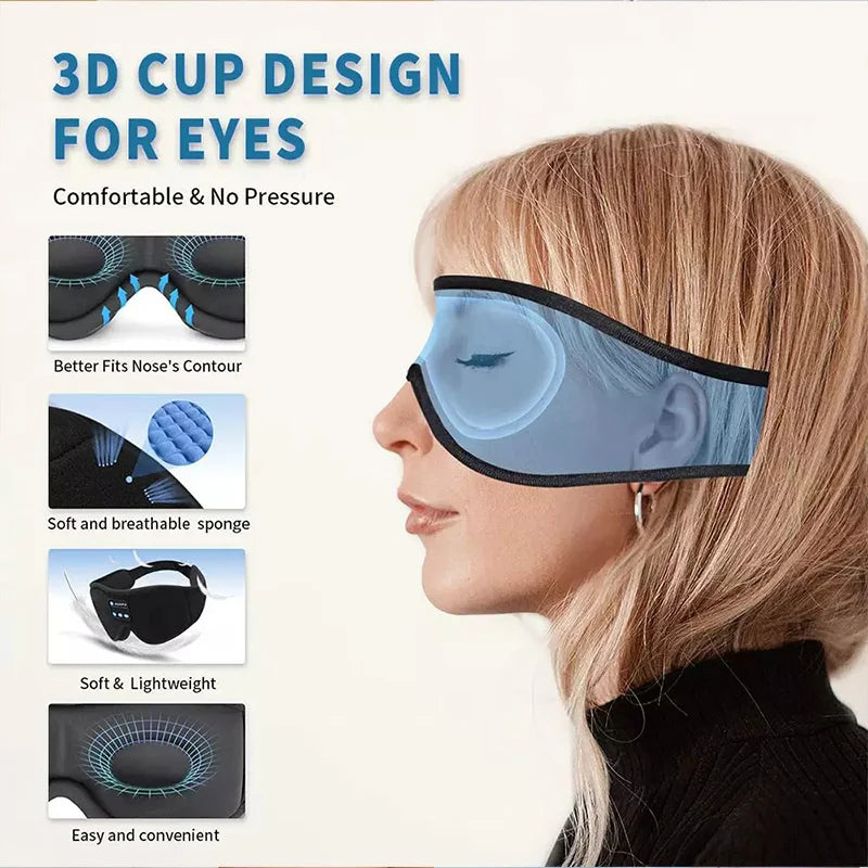 Bluetooth 5.0 Sleep Headband Mask