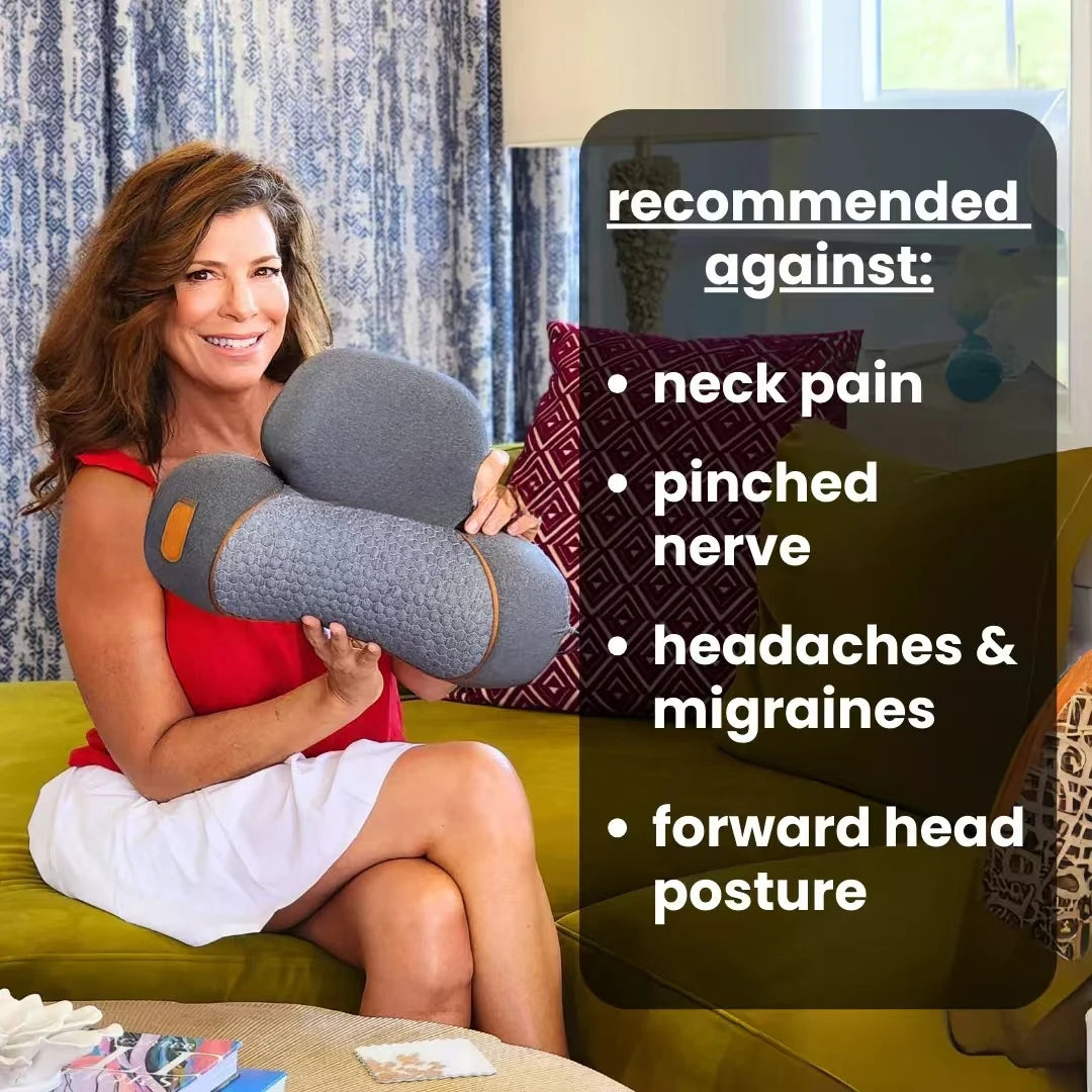 3-in-1 Heated Neck & Spine Massage Pillow