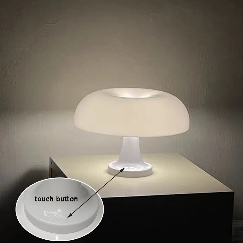LED Mushroom Touch Night Lamp