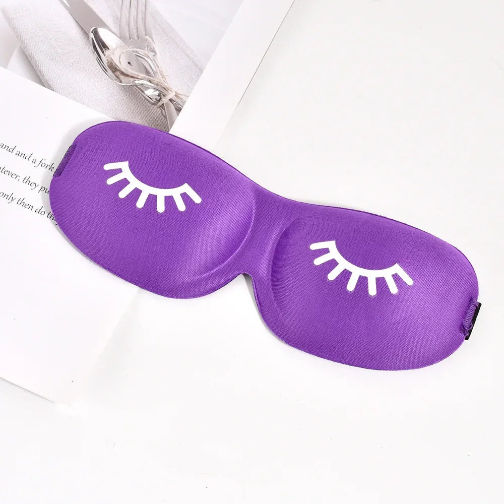 3D Sleep Mask – Eyelash-Friendly Eye Cover