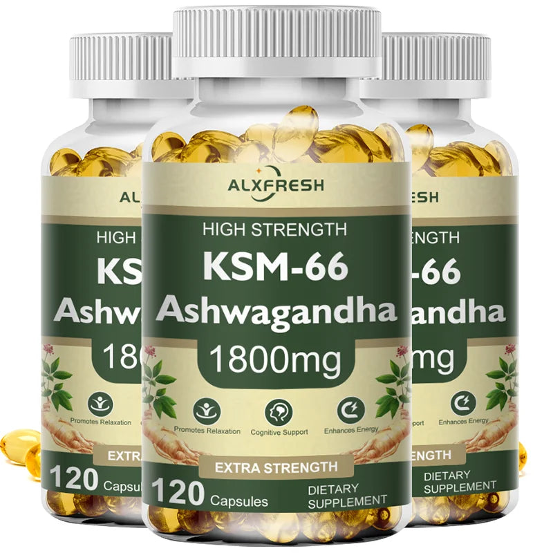 Ashwagandha Capsules for Stress & Energy