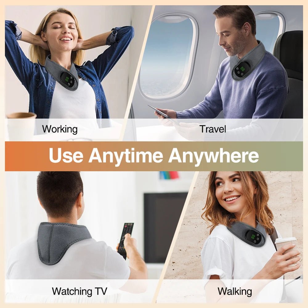 Cordless Heated Neck Massager Wrap