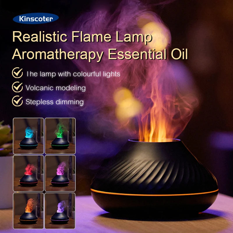 130ml Volcanic Aroma Diffuser with Light