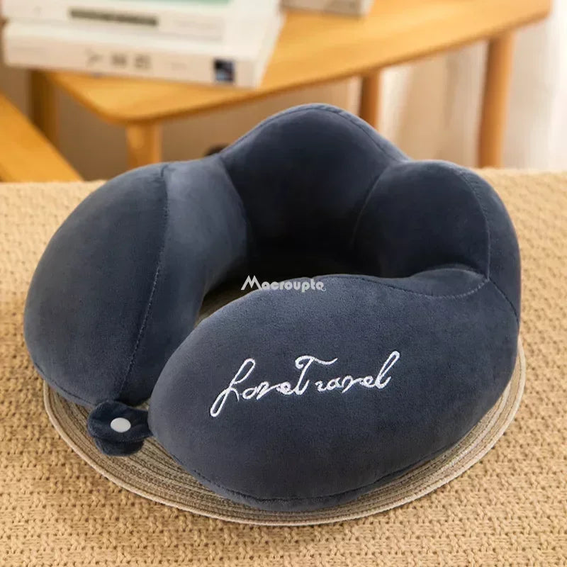 U-Shaped Travel Neck Pillow with PP Cotton