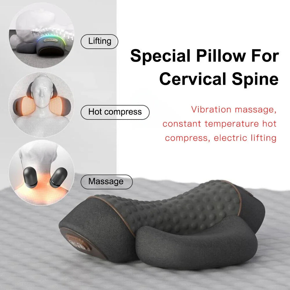 3-in-1 Heated Neck & Shoulder Massage Pillow
