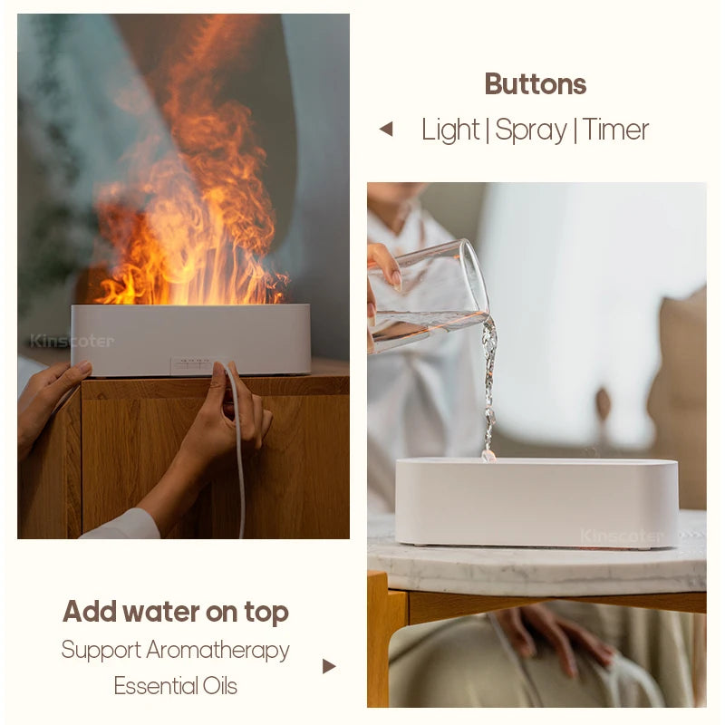 KINSCOTER Flame Aroma Diffuser