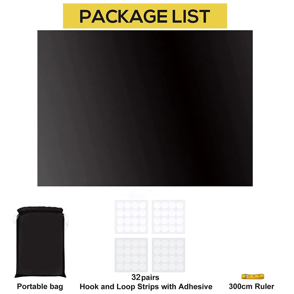 Portable Full Blackout Privacy Curtain