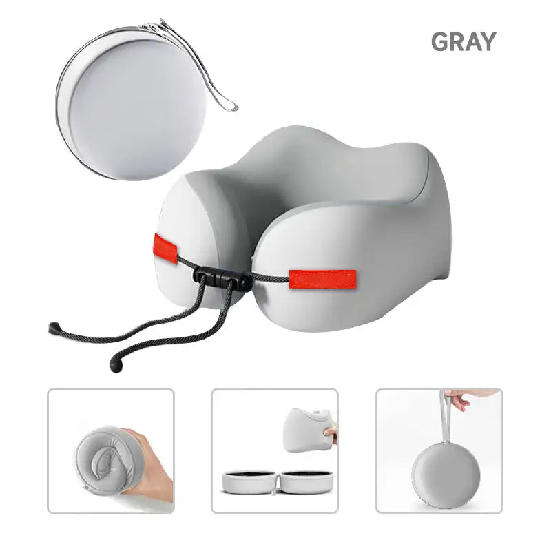 Portable Memory Foam Travel Neck Pillow