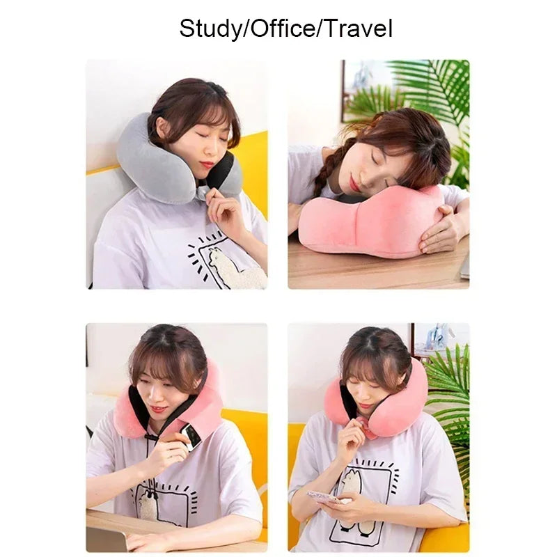 U-Shaped Memory Foam Travel Neck Pillow